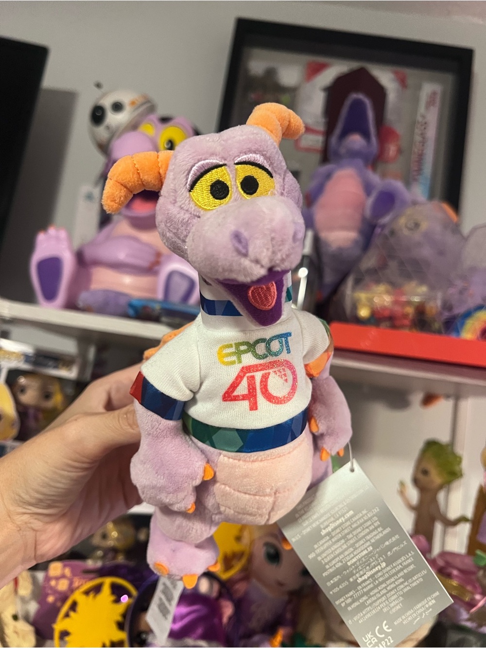 EPCOT 40th Figment Plush Toy - Collectible